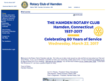 Tablet Screenshot of hamdenctrotary.org